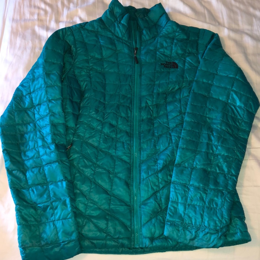 North Face women’s small turquoise jacket